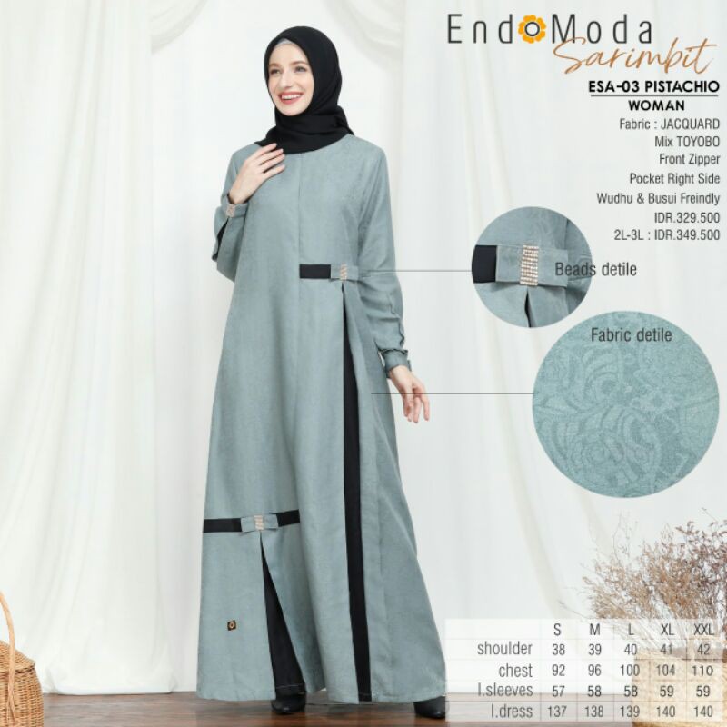 GAMIS ENDOMODA ESA 03 TERBARU ENDOMODA SARIMBIT 2021