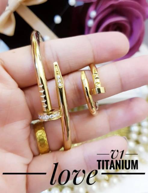 Titanium set perhiasan 0228k