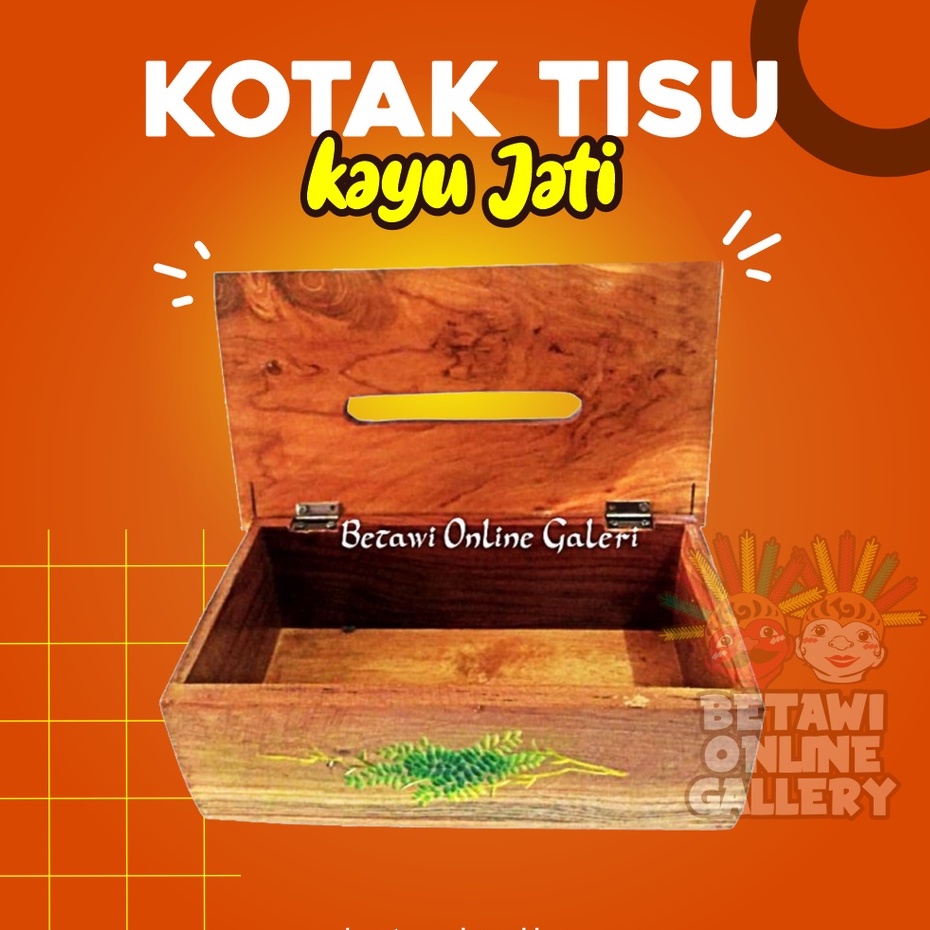 Kotak tisu kayu jati - tempat tissue kayu jati - tempat tisu kayu jati