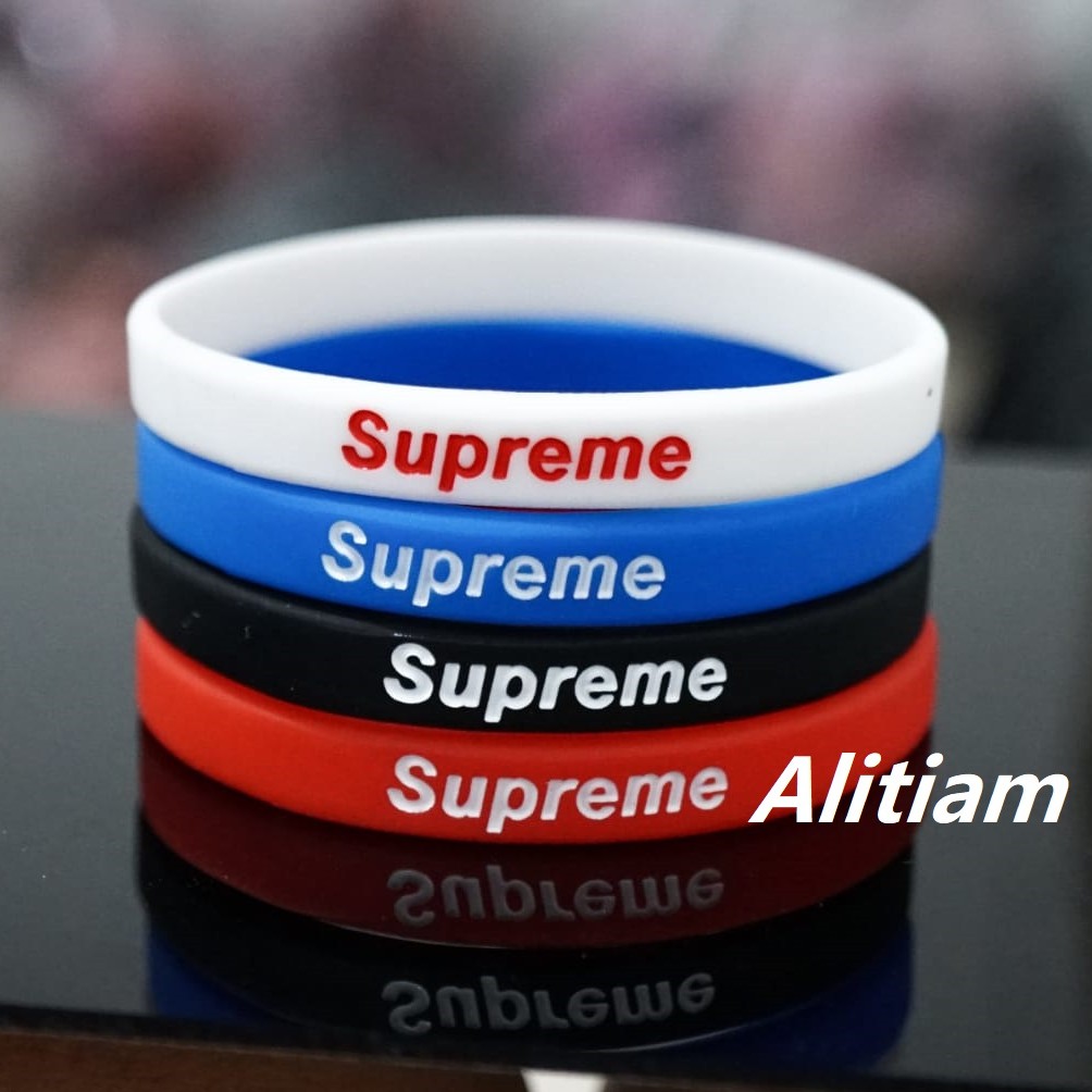 Gelang Karet Supreme - Bracelet - Aksesoris Fashion