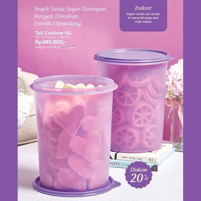 Tupperware Toples Tall Canister 10L 1Pcs