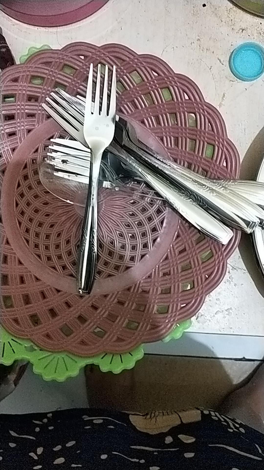 Sendok Garbu Stainless Steel 1pack 12pcs