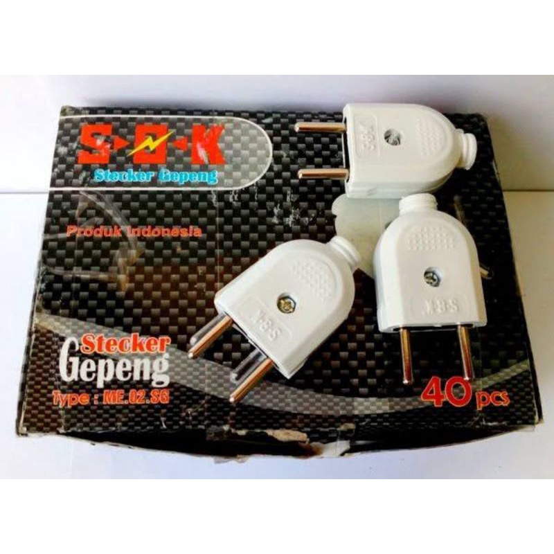 Steker Gepeng SOK / Steker Tipis / Colokan Listrik