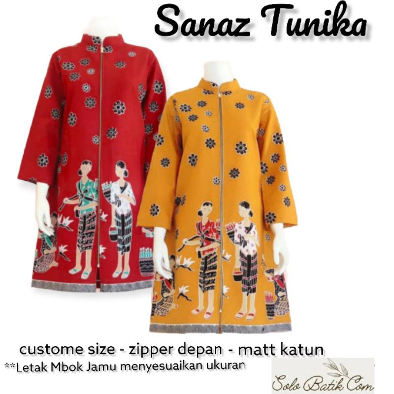 TUNIK BATIK SOLO MBOK JAMU DRESS BATIK