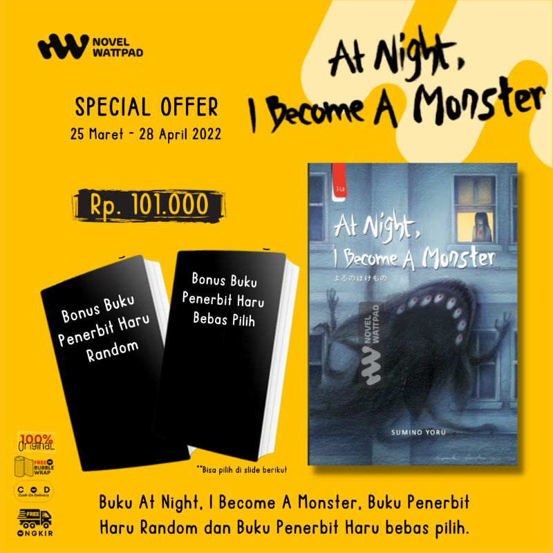 Novel At Night, I Become A Monster - Sumino Yoru