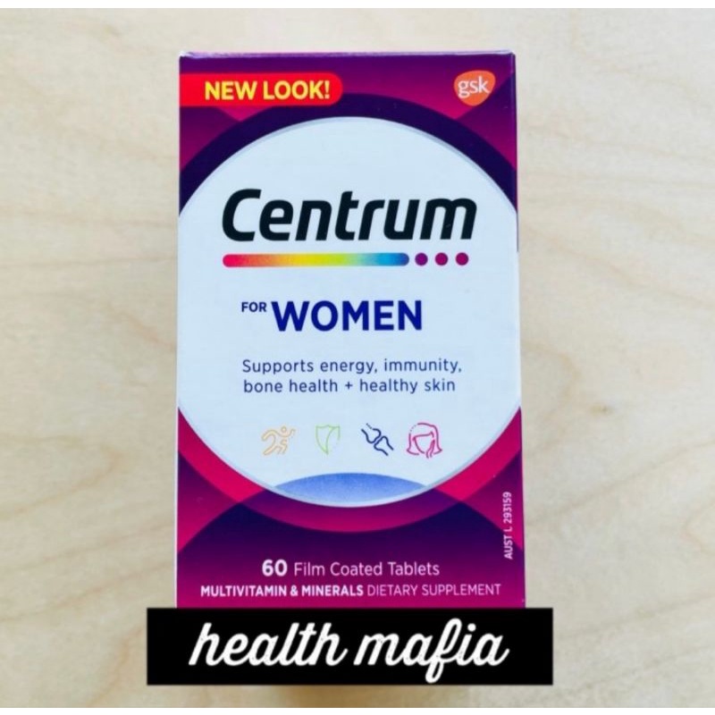 Centrum For Women 60 Tablets