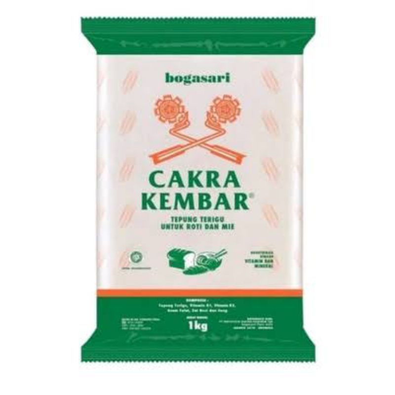 

Tepung Terigu Cakra Kembar Transparan 1kg