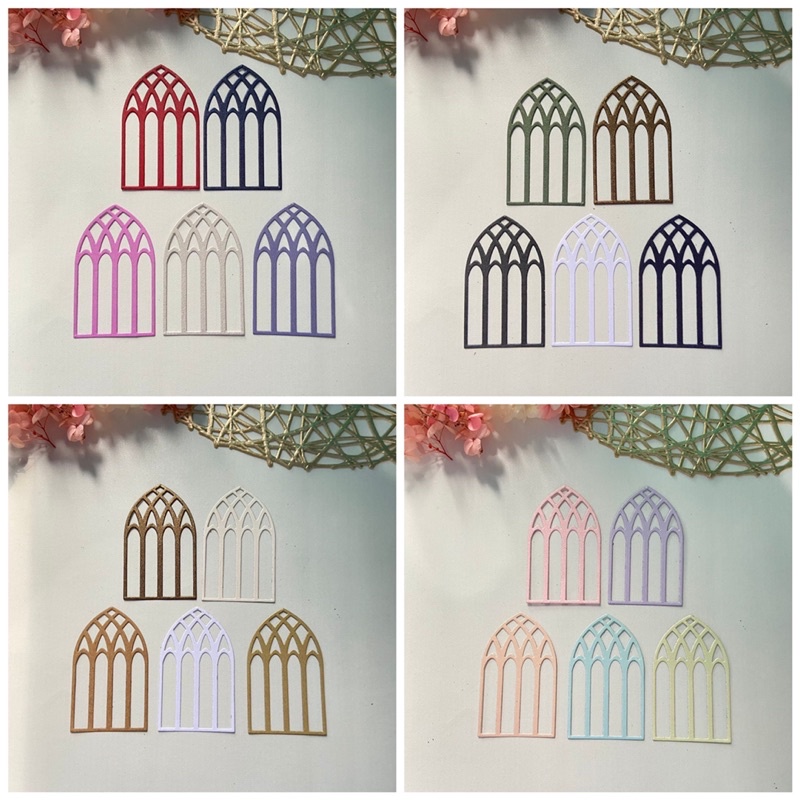 

1set isi 5pc die cut / cut die / dies cut / cut dies for scrapbook journal journaling bujo window jendela