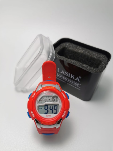 Jam tangan anak TK SD original lasika sporty watch anti air