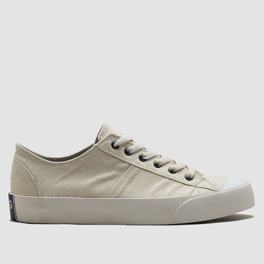 SEPATU VULCANIZED PRIA BRODO VANTAGE LOW NATURAL WHITE