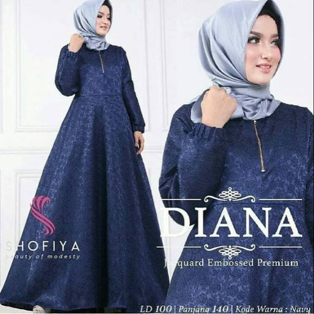 Gamis diana / dress diana murah