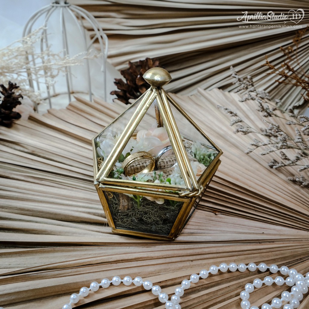 TEMPAT CINCIN LAMARAN | PERNIKAHAN | RING BOX | RING BEARER | PENTAGON