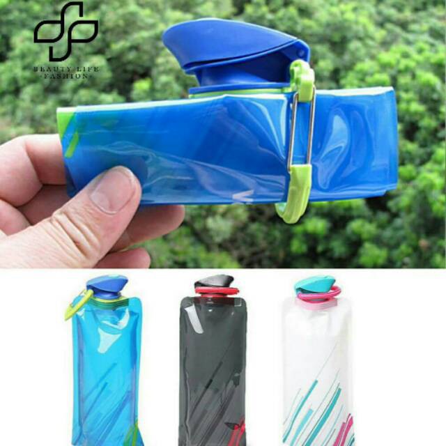 Botol Air Minum Lipat - Folding Bottle Ultralight Bpa Free - Foldable Bottle