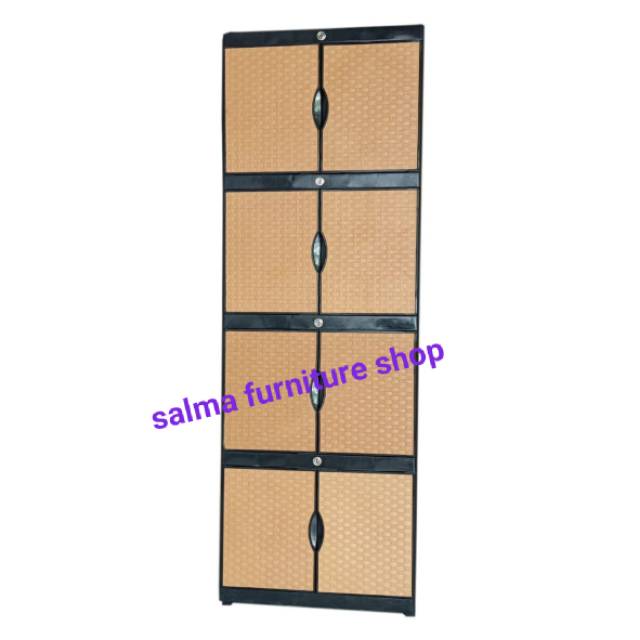 Lemari Plastik Aquose Mini Rotan susun 4 Shopee Indonesia Lemari Plastik Aquose Mini Rotan susun 4 Shopee Indonesia