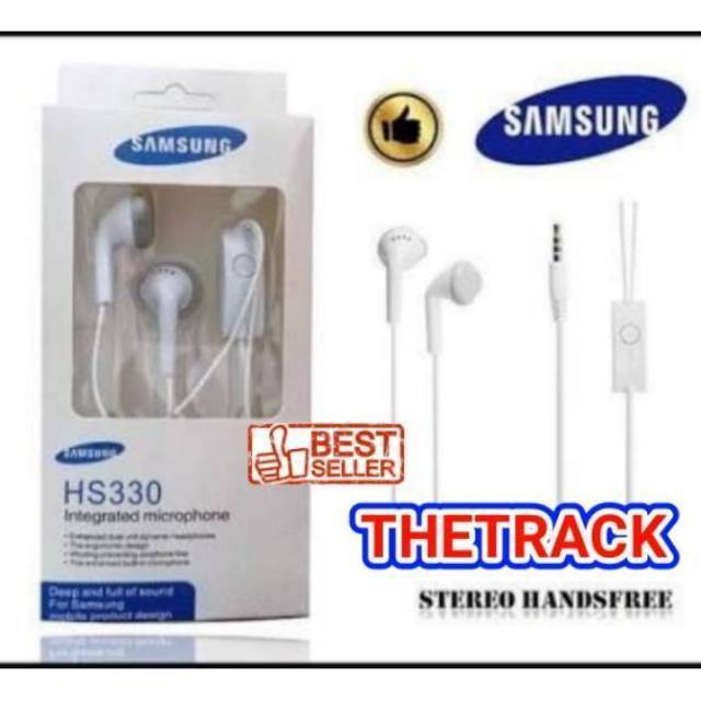 HEADSET SAMSUNG HS330 / HANDSFREE SAMSUNG HS 330 ANDROID STEREO / HANDSFREE + MIC