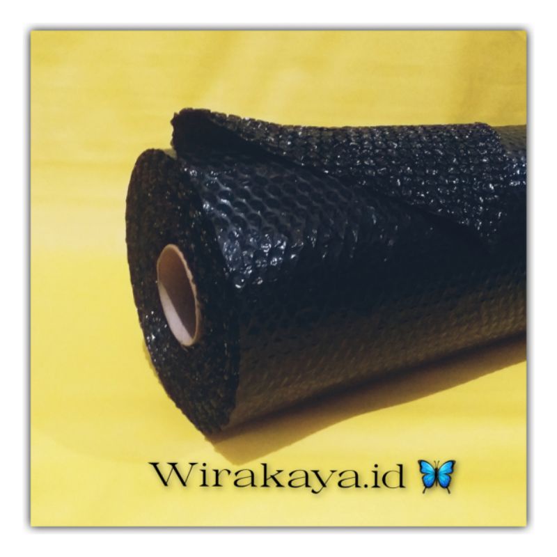 

BUBBLE WRAP EXTRA PEMBUNGKUS PLASTIK HITAM UK. 60 x 125 cm