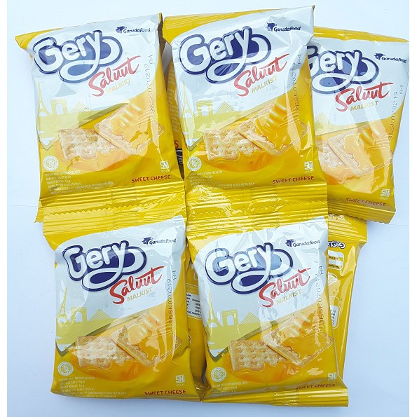 

Gery Saluut Malkist Keju - Isi 20 Pcs x 18 Gram