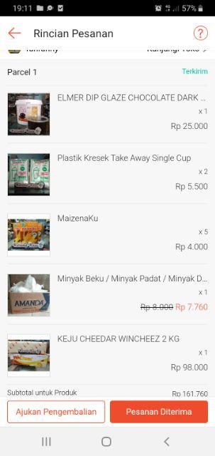 Plastik Kresek Take Away Single Cup