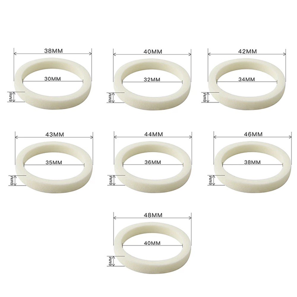 Rebuy 2pcs / Pak Seal Ring Fork Depan Sepeda Mtb Bahan Busa Ukuran 30 / 32 / 34 / 35 / 36 / 38 / 40mm
