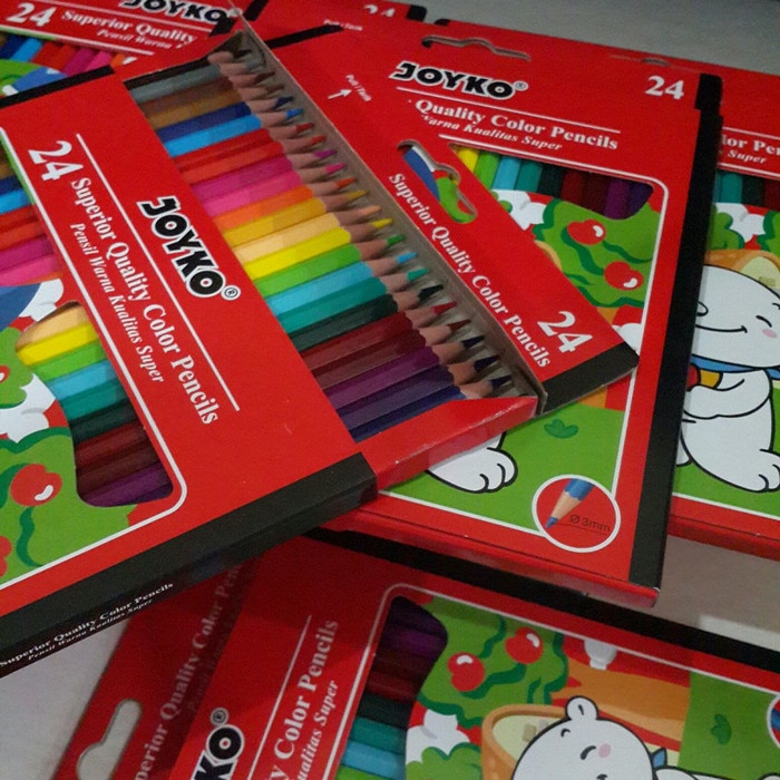 

WARNAPENSIL- PENSIL WARNA JOYKO PANJANG 24 WARNA -PENSIL WARNA