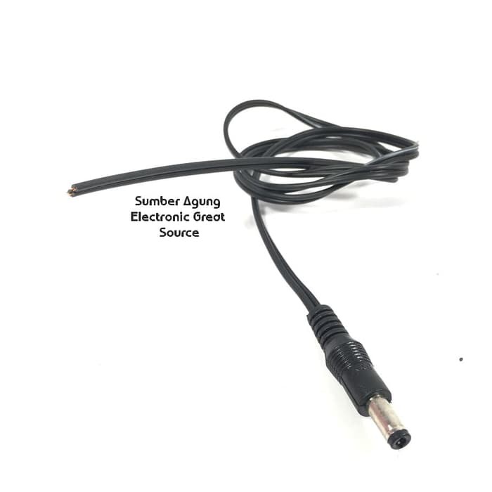 Jek DC Kabel DC 12V 1 Meter Colokan Adaptov 12 Volt