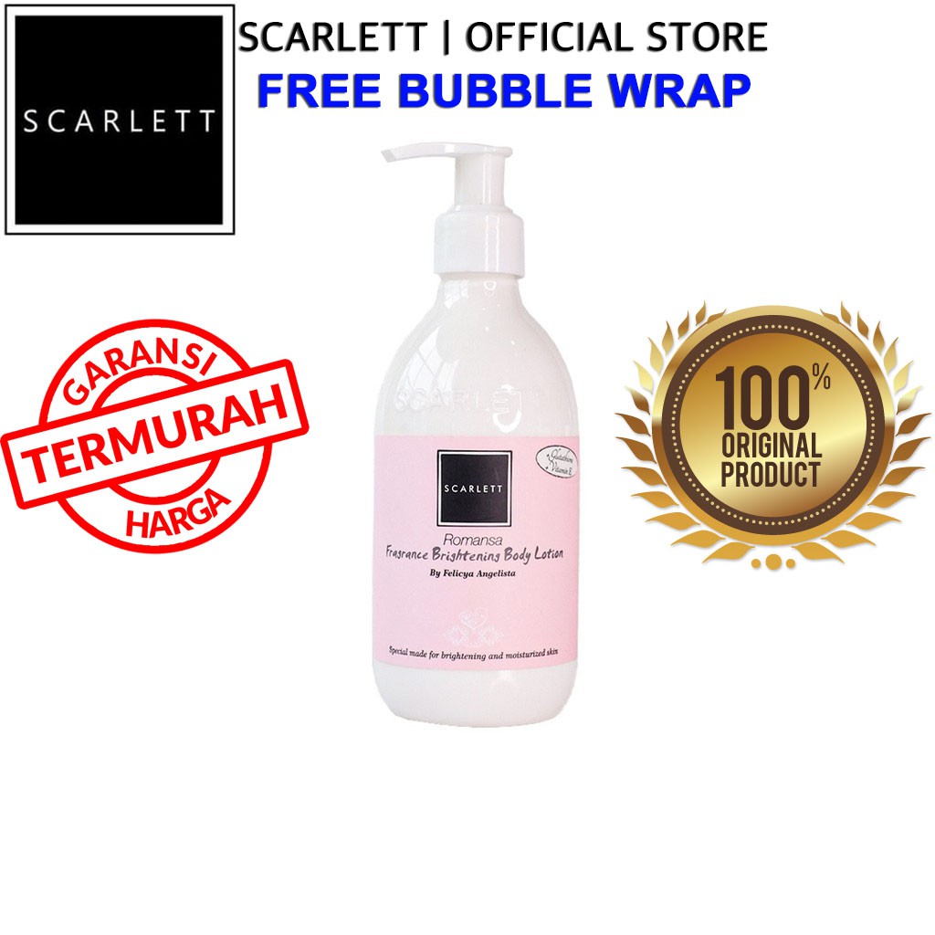 Scarlett Whitening Body Lotion Romansa