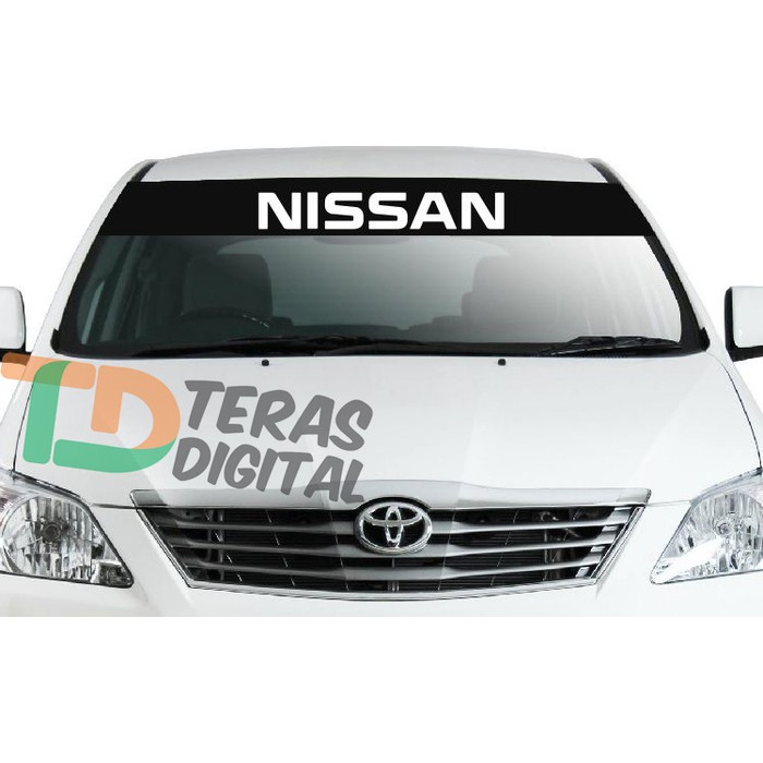 Sticker Windshield Kaca Depan Mobil Nissan