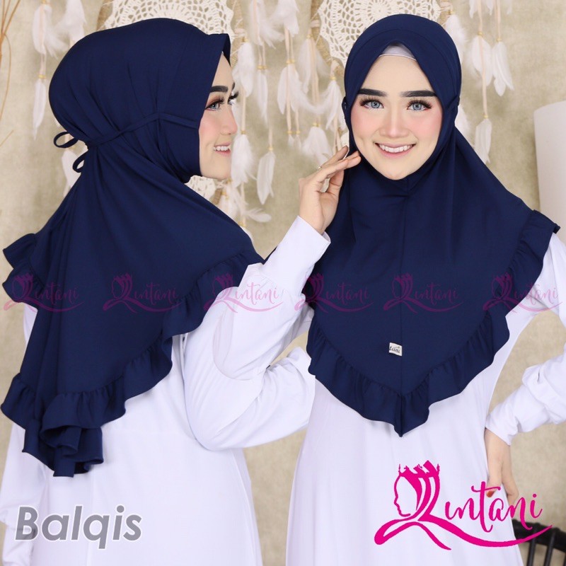 SALE CUCI GUDANG QINTANI | HIJAB INSTAN BALQIS TALI JERSEY