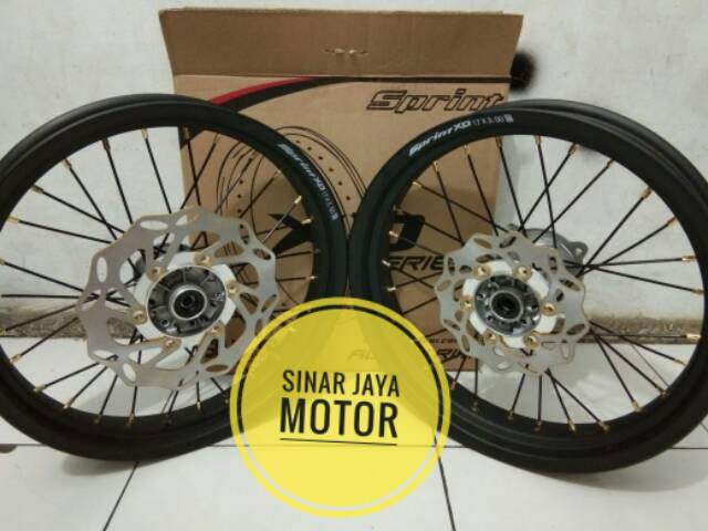 Velg klx bf 150 super moto 215 / 250 / 17 paketan