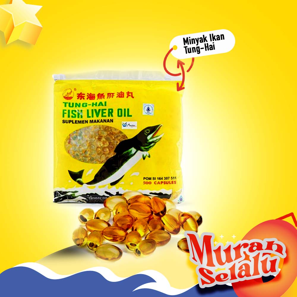 Jual Minyak Ikan Untuk Kucing/Anjing20 pilFish Oil Tung HaiFish Liver