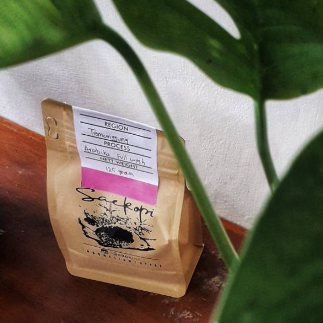

Kopi arabika posong gunung sindoro proses full wash kemasan 125gram