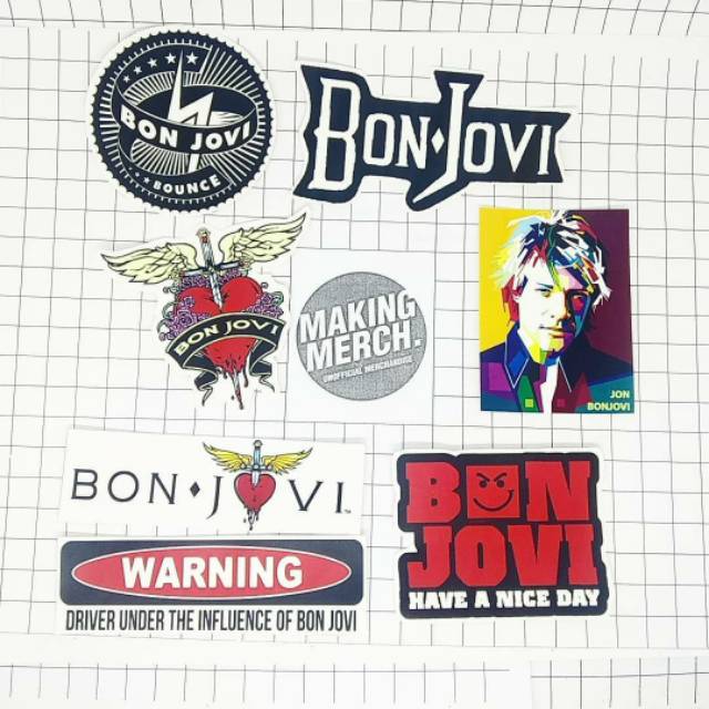 

Stiker Bon Jovi