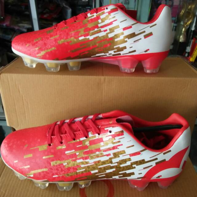 Sepatu Bola ORTUSEIGHT BLIZZARD FG SE red gold