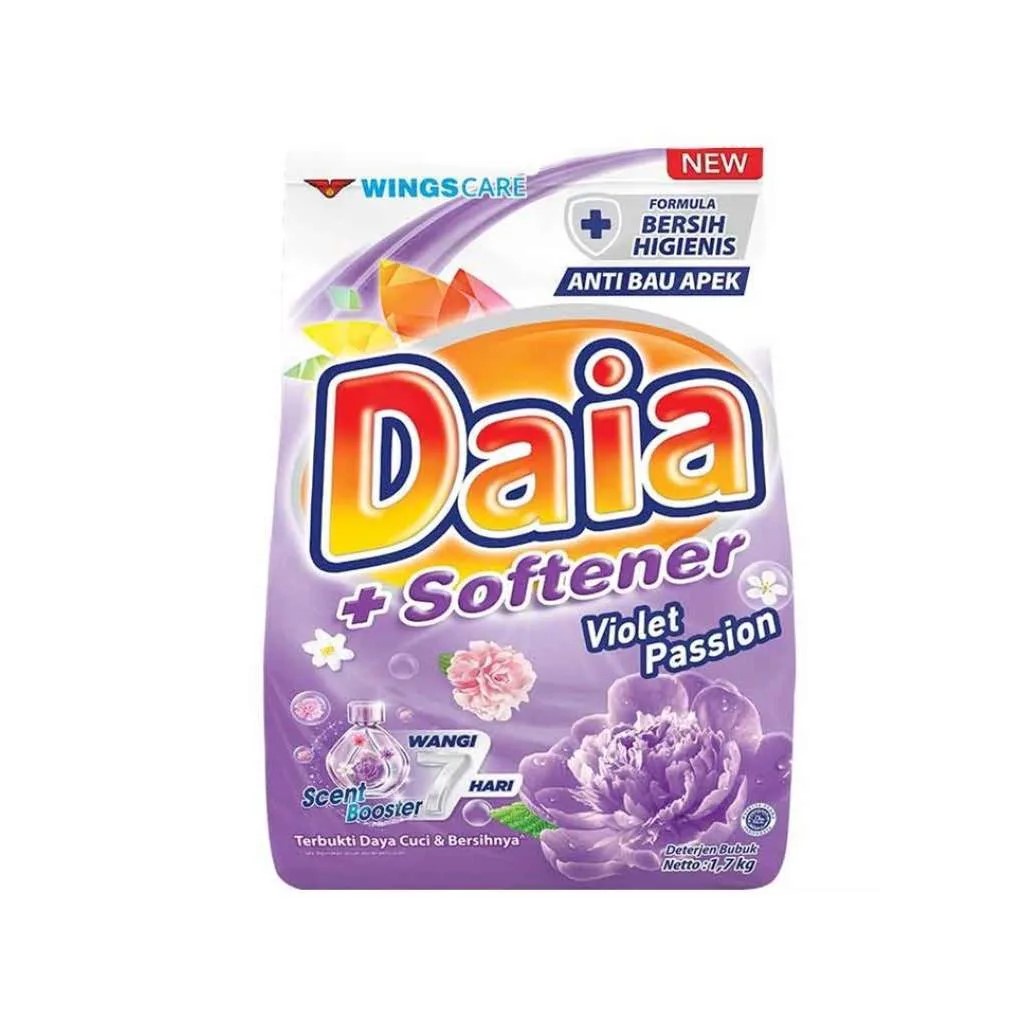 Daia Deterjen plus Softener Violet 1,7kg