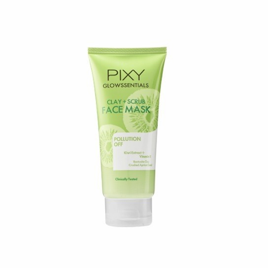 PIXY GlOWSSENTIALS CLAY + SCRUB FACE MASK POLLUTION OFF - 60GR