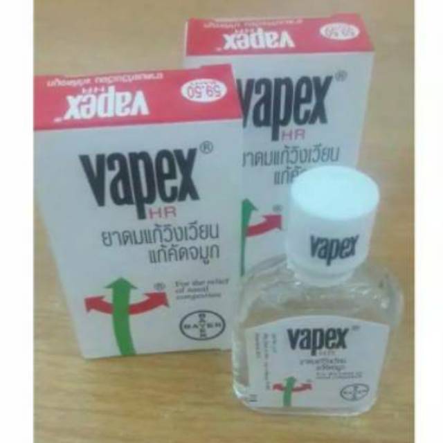 Vapex Minyak Angin Dingin Wangi Vapex Inhalant Thailand Vapek Original