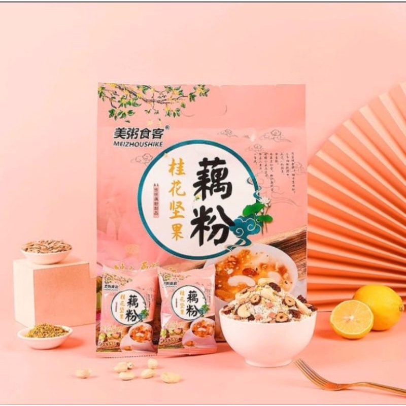 

Oufen Osmanthus Nut Lotus Root Powder Bubuk Akar Teratai