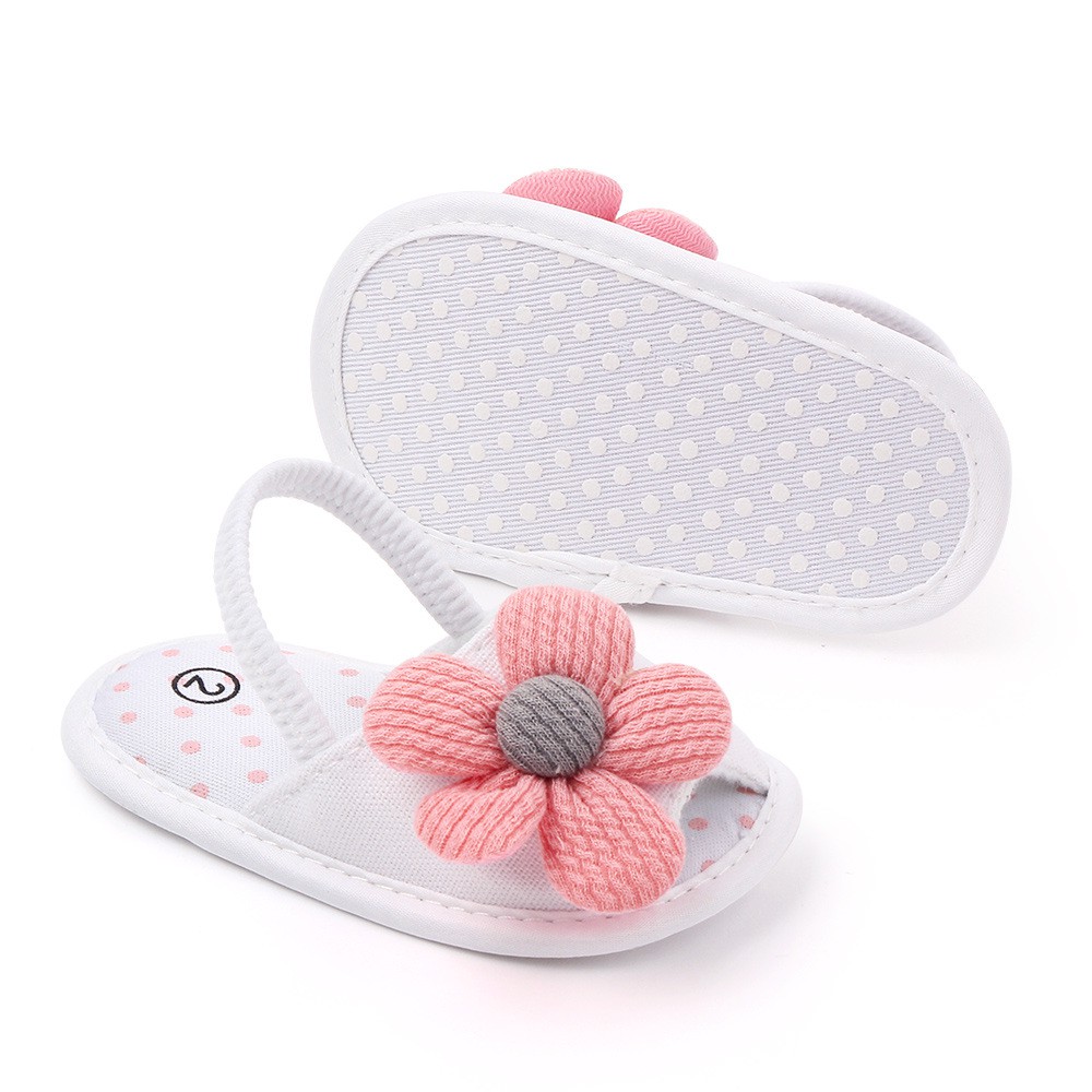 babyfit prewalker anak sandal KNITTY FLOWER sandal anak bayi dengan tali belakang karet mb-0717r