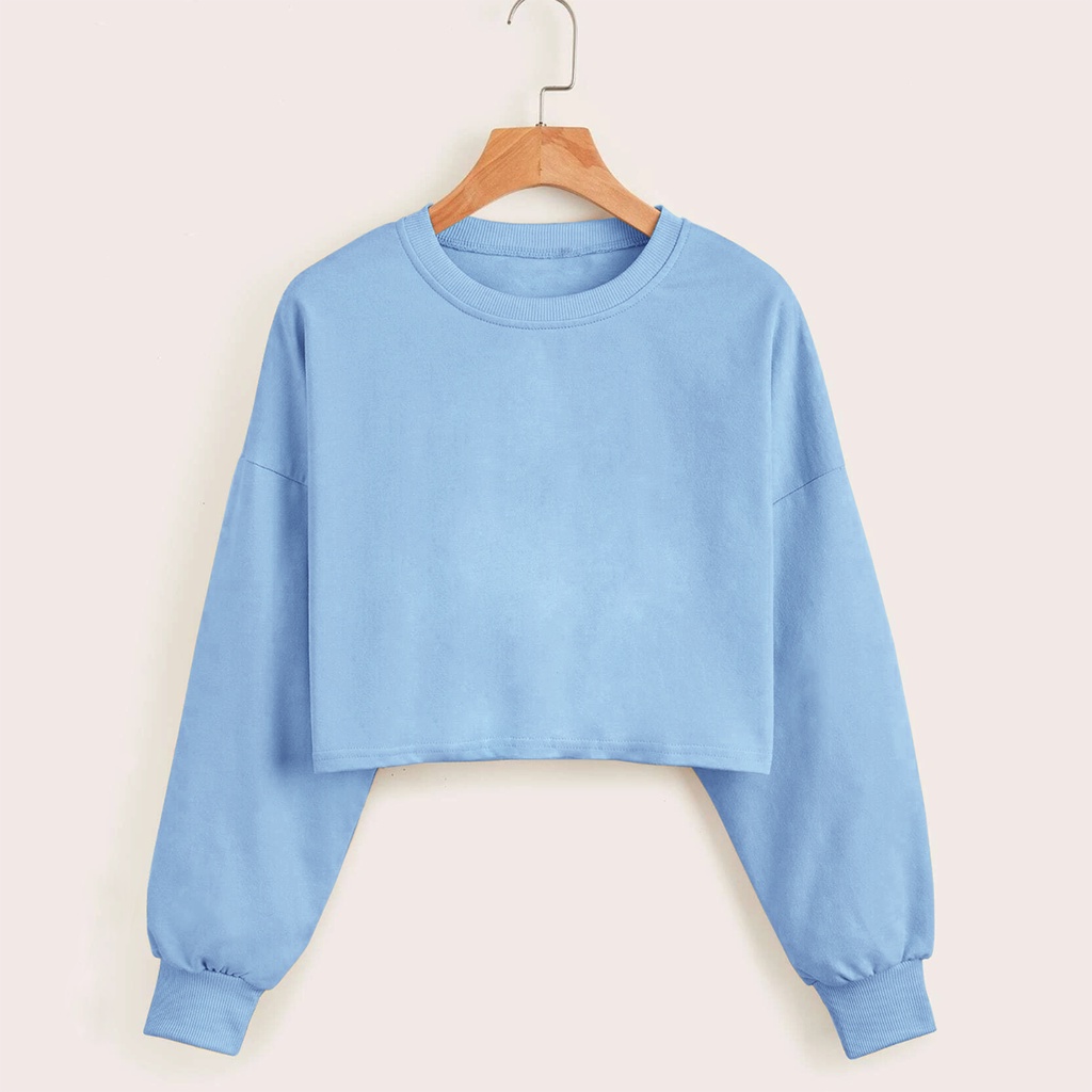 Sweater croope wanita CROP RAWIS | SWEATER CROP MURAH WANITA