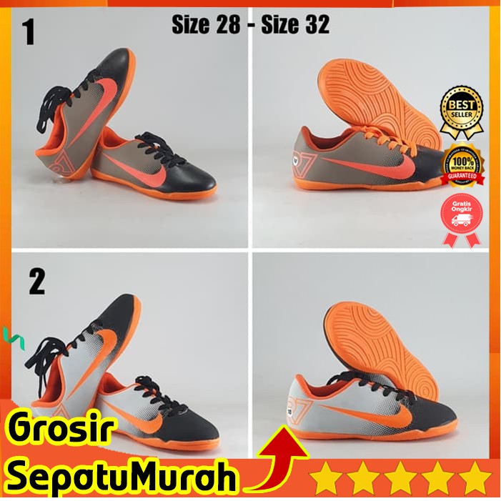 Hot Promo Sepatu Futsall Specs Horus In Tosca Orange Futsal