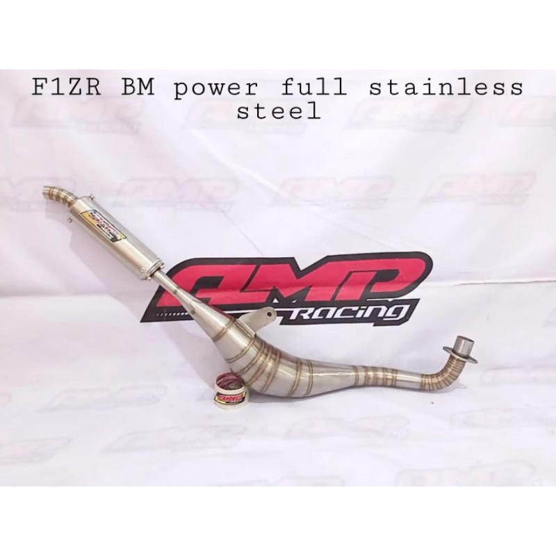 Knalpot F1ZR BM POWER Full stainless steel original AMP Racing
