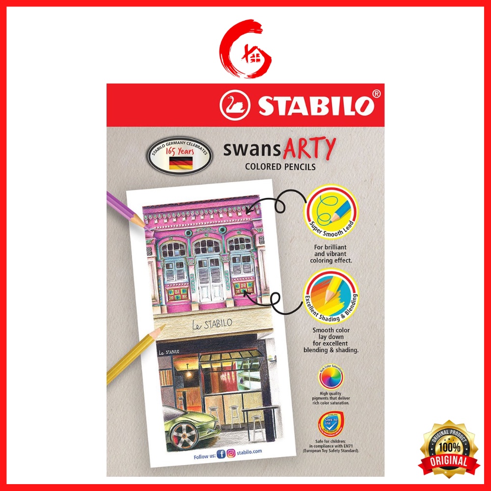 STABILO Swans ARTY Colored Pencils / Pensil Warna