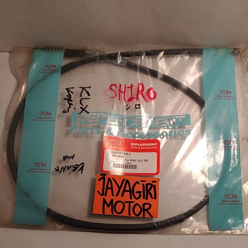 Kabel Kopling KLX 150 54011-0091S Cabel Cable Kable Tali Kawat Serat Kawasaki KWK KLX150 Shiro Selan