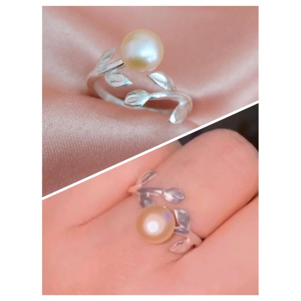 Cincin perak mutiara asli lombok bersertifikat / Cincin perak  / Cincin perak asli / Cincin perak mu