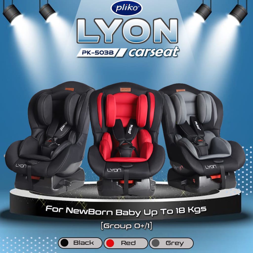 Carseat Pliko Lyon PK-503B Car Seat