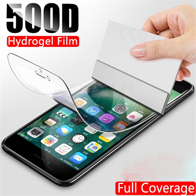 for Iphone Front Screen Protector &amp; Back Screen Protector / Soft Full Cover Hydrogel Film / Full Curved Protective Screen Protector / For Apple iphone 6,6s,6Plus,6sPlus,7,8,7Plus,8Plus,X,XS,XR,XSMax,iphone 11,11pro,11ProMax