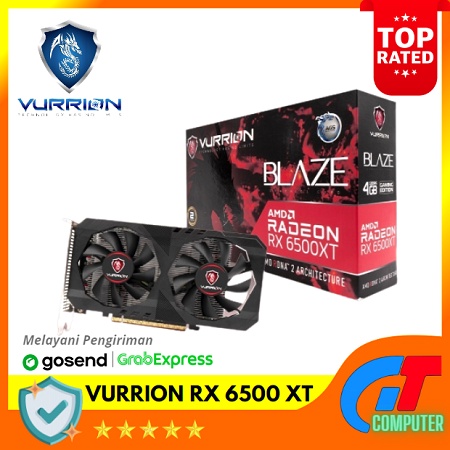 VGA Vurrion Radeon RX 6500 XT 4GB GDDR6 Blaze GAMING VGA ORI