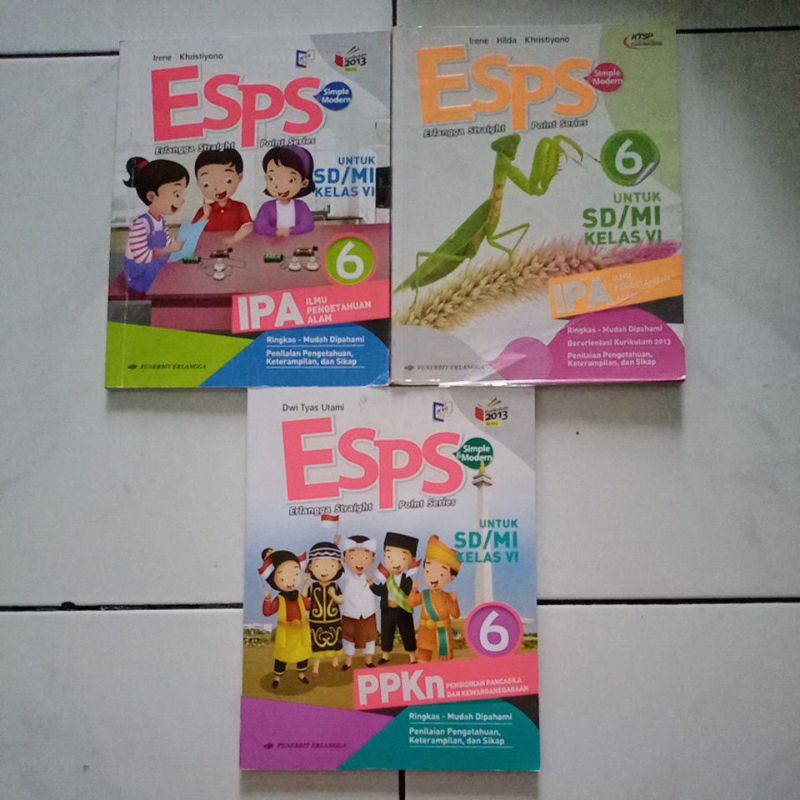 Buku ESPS Kelas 6 | IPA Kurikulum 2013, IPA KTSP 2013, PPKN Kurikulum 2013 | SECOND