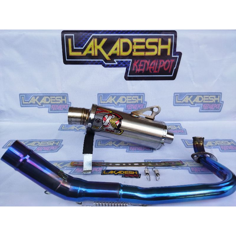 KNALPOT KAWAHARA LEHER BLUEMOON (INLET 38/50) BEAT MIO VARIO AEROX SCOOPY NMAX PCX LEXI ADV DLL