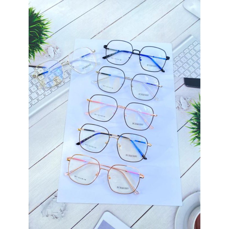 [9671] Paket (Frame+Lensa) Kacamata Normal / Minus Lensa Photocromic / Antiradiasi Blueray